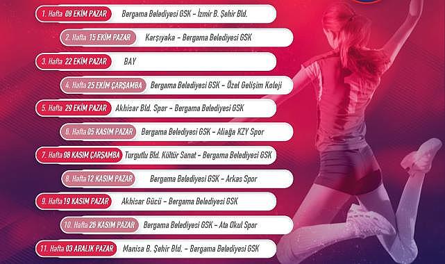 Bergama Belediyesi Voleybol Takımı Maç Takvimi