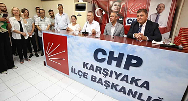 CHP Karşıyaka'da devir teslim töreni yapıldı