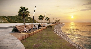 Çiftlikköy'e sahil düzenlemesi ve güneşlenme terasları geliyor