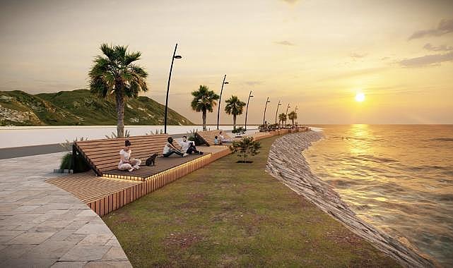 Çiftlikköy&#039;e sahil düzenlemesi ve güneşlenme terasları geliyor