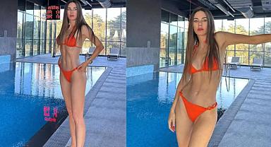 Defne Samyeli bikiniyle kamera karşısına geçti!