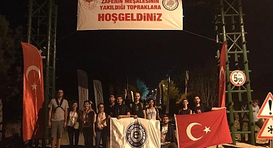 Ege Üniversitesi, "Kocatepe Zafer Yürüyüşü "ne katıldı