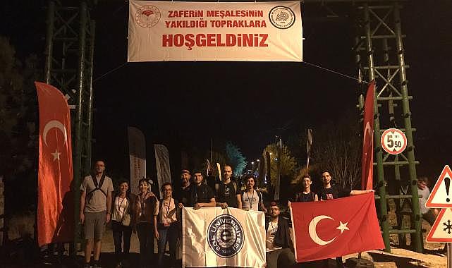 Ege Üniversitesi, &quot;Kocatepe Zafer Yürüyüşü &quot;ne katıldı