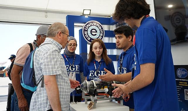 Ege Üniversitesi standı Teknofest Ankara’da yoğun ilgi görüyor