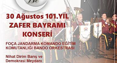 Foça'da 30 Ağustos Zafer Bayramı