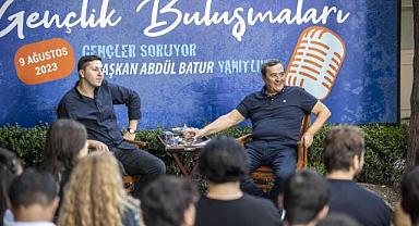 Gençler sordu, Başkan Batur yanıtladı