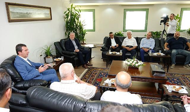 Hakan Koştu ve Bergama Oda Başkanlarından Yalçın Ata&#039;ya Ziyaret