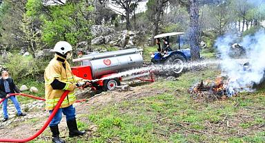 İzmir’de orman yangınlarıyla mücadelede büyük başarı