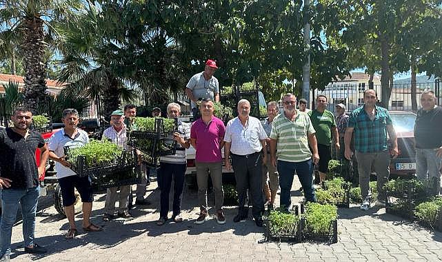 Menderes&#039;te Atalık Fideler Üreticiyle Buluştu