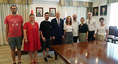 Rektör Budak, ‘Zafer Yürüyüşü’ne katılan Egeli Ekibi ağırladı