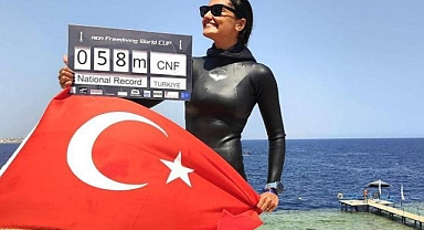 Yağmur Ergün'den Türkiye rekoru