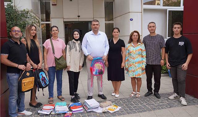 Atıklarını getirdiler, kırtasiye malzemesi aldılar