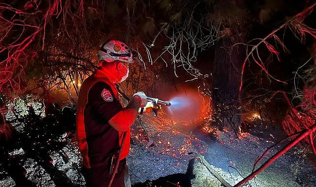 Başkan Kılıç ve BUCAKUT yangın bölgesinde