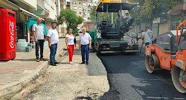 Başkan Selvitopu asfalt çalışmalarını yine yerinde denetledi