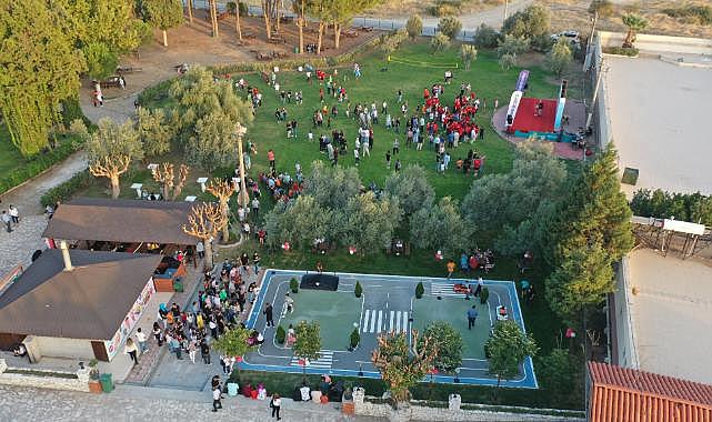 Bergama&#039;da Yeni Kleopatra Ilıca Cafe Ve Çocuk Trafik  Parkı açıldı