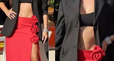 Demet Özdemir'in festival tarzı olay oldu! Eteğinin fiyatı dudak uçuklattı