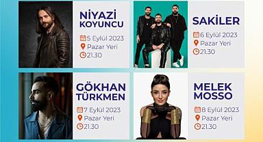 Efest ile ilham veren kente yıldız yağacak