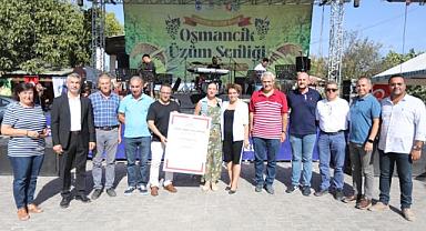 Gökçealan Osmancık Üzüm Şenliği’nde Coğrafi İşaret müjdesi