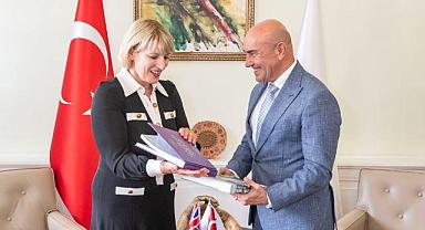 İngiltere Büyükelçisi Morris Başkan Soyer’i ziyaret etti