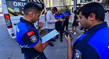 İzmir Büyükşehir Belediyesi’nden okul servislerine denetim