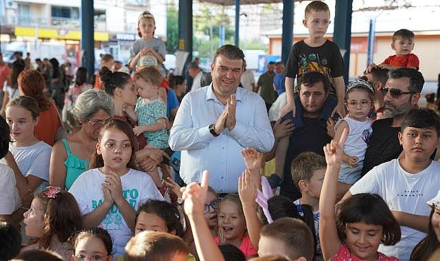 Seferihisar’da çocukların şenlik keyfi