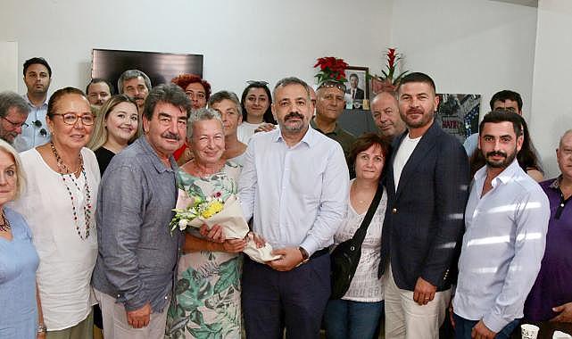 Şenol Aslanoğlu Foça İlçe Örgütünü  ziyaret etti