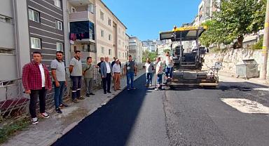 Asfaltlama ekipleri bu kez Yurtoğlu'nda