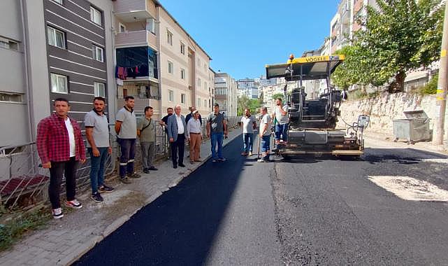 Asfaltlama ekipleri bu kez Yurtoğlu&#039;nda