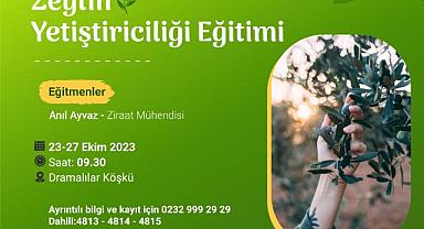 Bornova Belediyesi’nden zeytincilik eğitimi