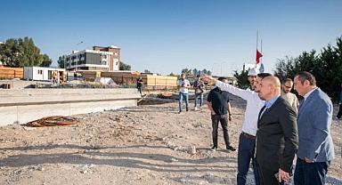 Çiğli trafiğini rahatlatacak köprüde sona doğru