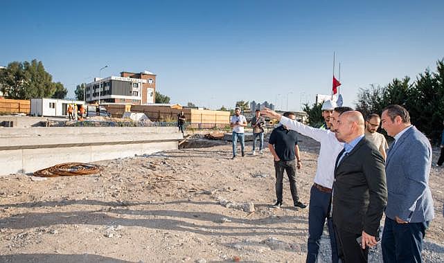 Çiğli trafiğini rahatlatacak köprüde sona doğru