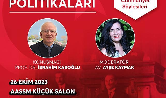 Cumhuriyet söyleşilerinin ilk konuğu Prof. Kaboğlu