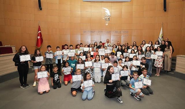 Gaziemir’in robotik kodlamacıları eğitimlerini tamamladı