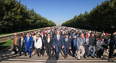 Gaziemirliler 100. yılda Atatürk’ün huzuruna çıktı