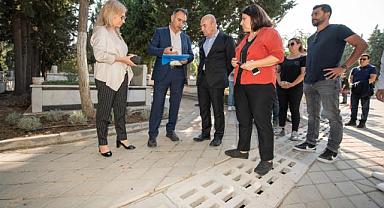 Işıkkent Mezarlığı’nda yağmur suyu hasadı başladı