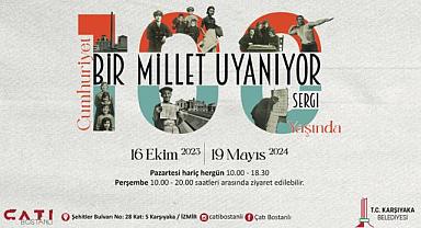 Karşıyaka'dan 100. Yıl sergisi; Bir Millet Uyanıyor
