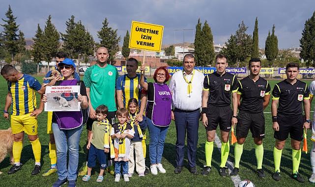 Maça sahiplendirilmeyi bekleyen köpeklerle çıktılar