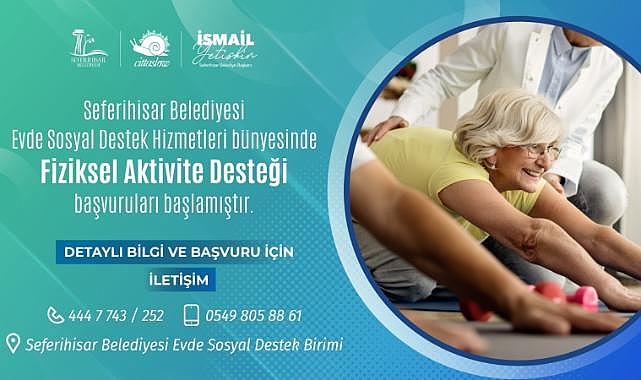 Seferihisar Belediyesi’nden fiziksel aktivite desteği