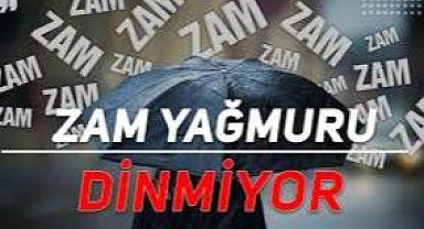 1 Ocak'tan itibaren zam yağmuru başlıyor: İşte kalem kalem zamlı fiyatlar