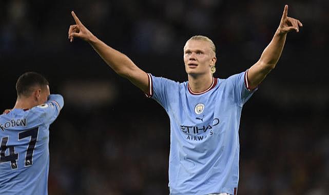 Gecenin maçında rekor kırıldı! Manchester City&#039;de Haaland&#039;ı durdurabilene aşk olsun