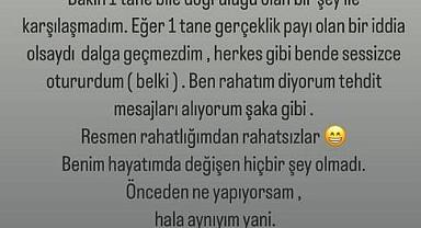 Gösterişli hayatı ve iddia edilen mal varlığıyla konuşulan Şulemsi'ye tehdit mesajları