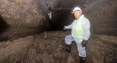 İZSU yılmıyor Büyük Kanal'ı temizliyor