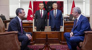 Özgür Özel, Mansur Yavaş ile görüştü!