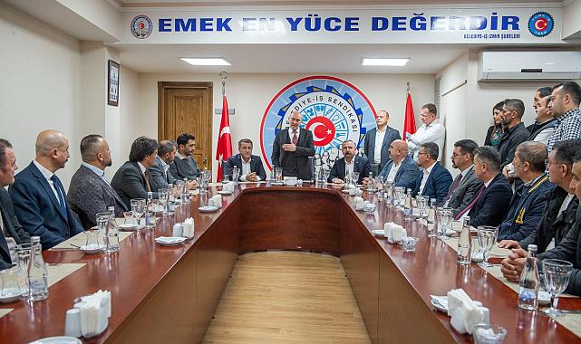 Başkan Soyer,  Belediye İş Sendikası üyeleriyle buluştu