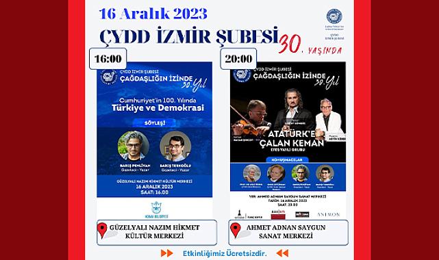 Çağdaş Yaşamı Destekleme Derneği İzmir Şubesi 30. Yılını Kutlamaya Hazırlanıyor