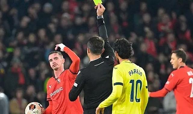 Rennes-Villarreal maçının hakemi Atilla Karaoğlan golü verdi, VAR iptal ederek 90+11&#039;de maçın kaderini değiştirdi! Avrupa Karaoğlan&#039;ın bu kararını konuşuyor