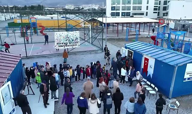 Deü Ekipleri Malatya’da Konteyner Kenti Ziyaret Etti