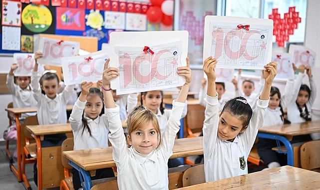 İzmirli öğrencilerin karne sevinci: Yarıyıl tatili başladı