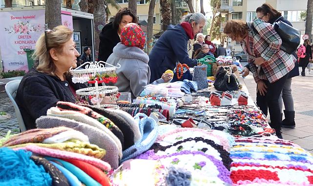 14 Şubat&#039;ta Bornovalı kadınların el emekleri görücüye çıktı
