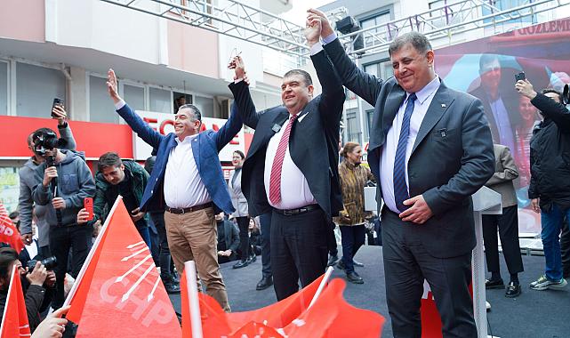 Başkan İsmail Yetişkin’in ilk Seçim Ofisi açılışında coşku büyüktü